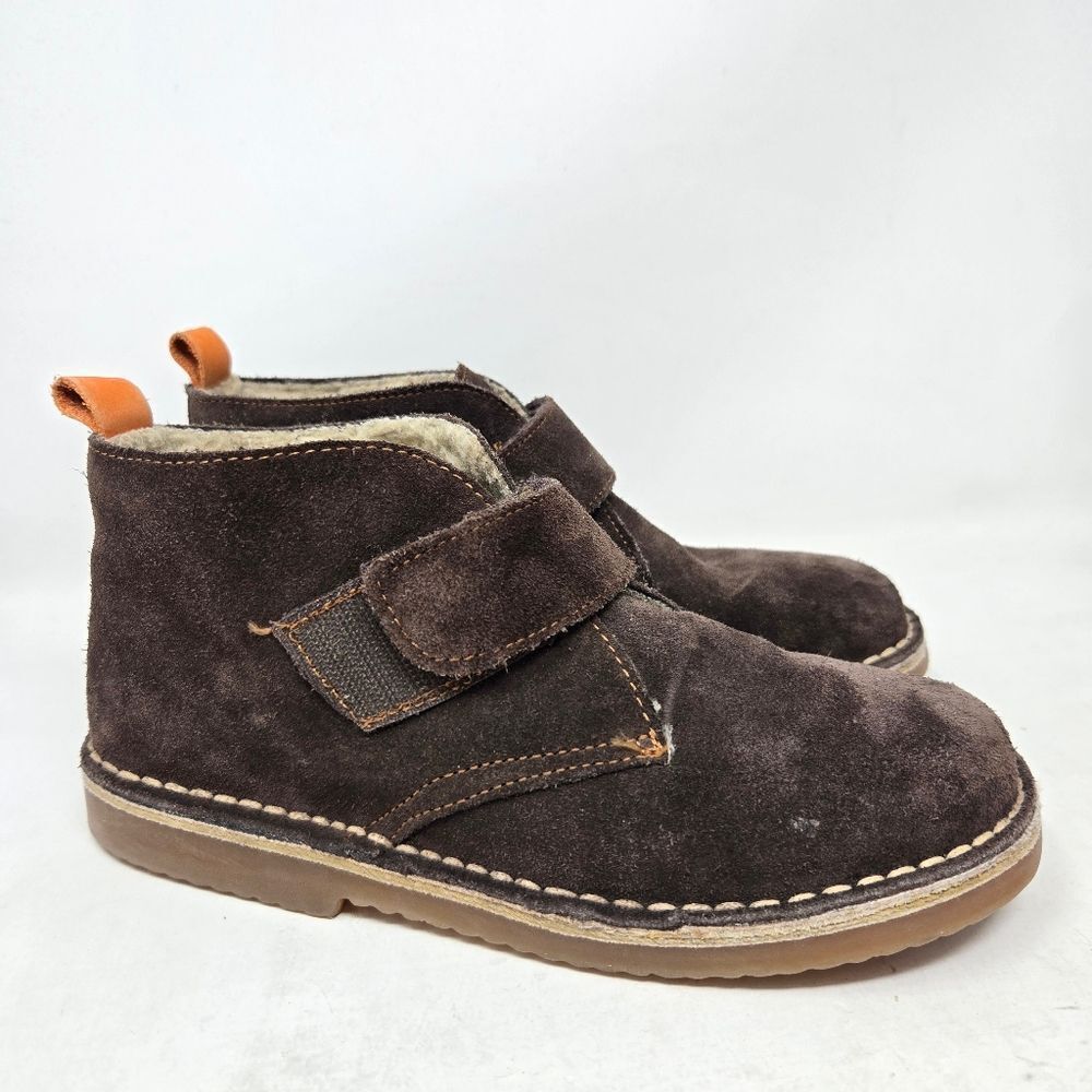 MINI‎ BODEN Brown Suede Kids Boots Size 34